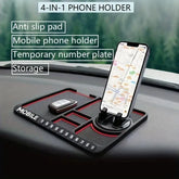 Best Selling Universal Silicone Car Dashboard Mat with Phone Holder & Non-Slip Mat - 4-in-1 Multi-Functional Dashboard Organizer (50% OFF Sale – 24 Hours Only)