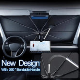2025 Foldable Car Windshield Sunshade Umbrella – UV & Heat Protection for Front Windows, Universal Fit for All Cars