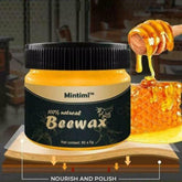 A Fresh deal Beewax spray (120ml) + Beewax 85g(wax) + sponge Beeswax Furniture Polish and Cleaner