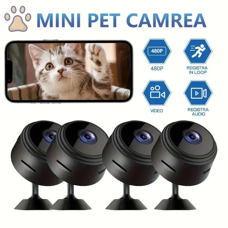 (40% off )   A9 Wireless Mini Surveillance Camera – 480P HD, Night Vision, WiFi Remote Access, Motion Detection