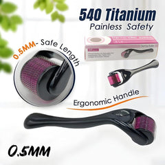 Derma Roller With 540 Micro Needle Roller Skin Therapy For Men And Women