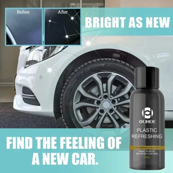 (Buy 1 get 1 free with Free Shipping)  Plastic Revitalizing Coating Agent (50ml) – Restore Shine & Protection to Your Car’s Plastic!